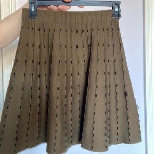 Zara short green skirt
